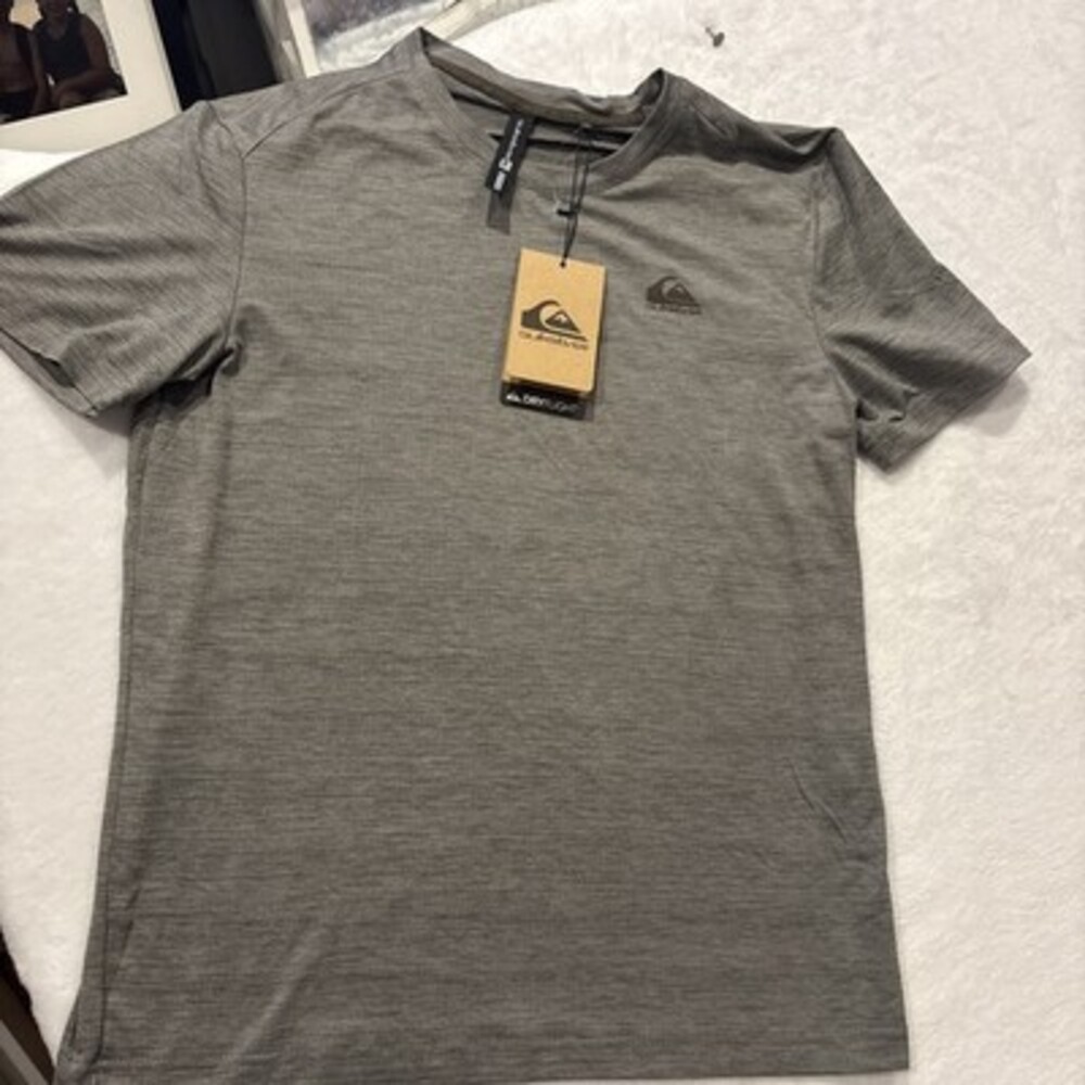 Quicksilver DRYFIT , T-shirt , Small, Rover Grey